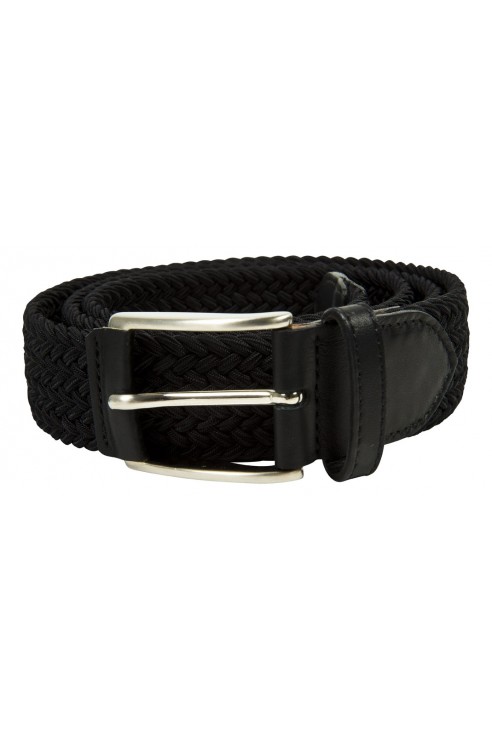 Ceinture Noire Tressée