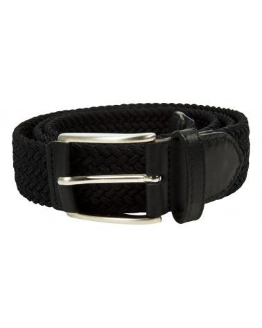 Ceinture Noire Tressée