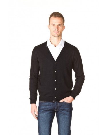 Gilet Boutons Noir Coudiere