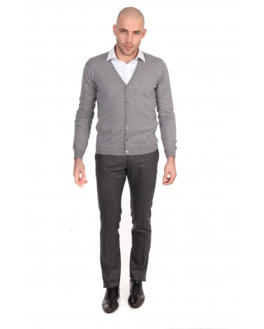 Gilet Boutons Gris Coudiere