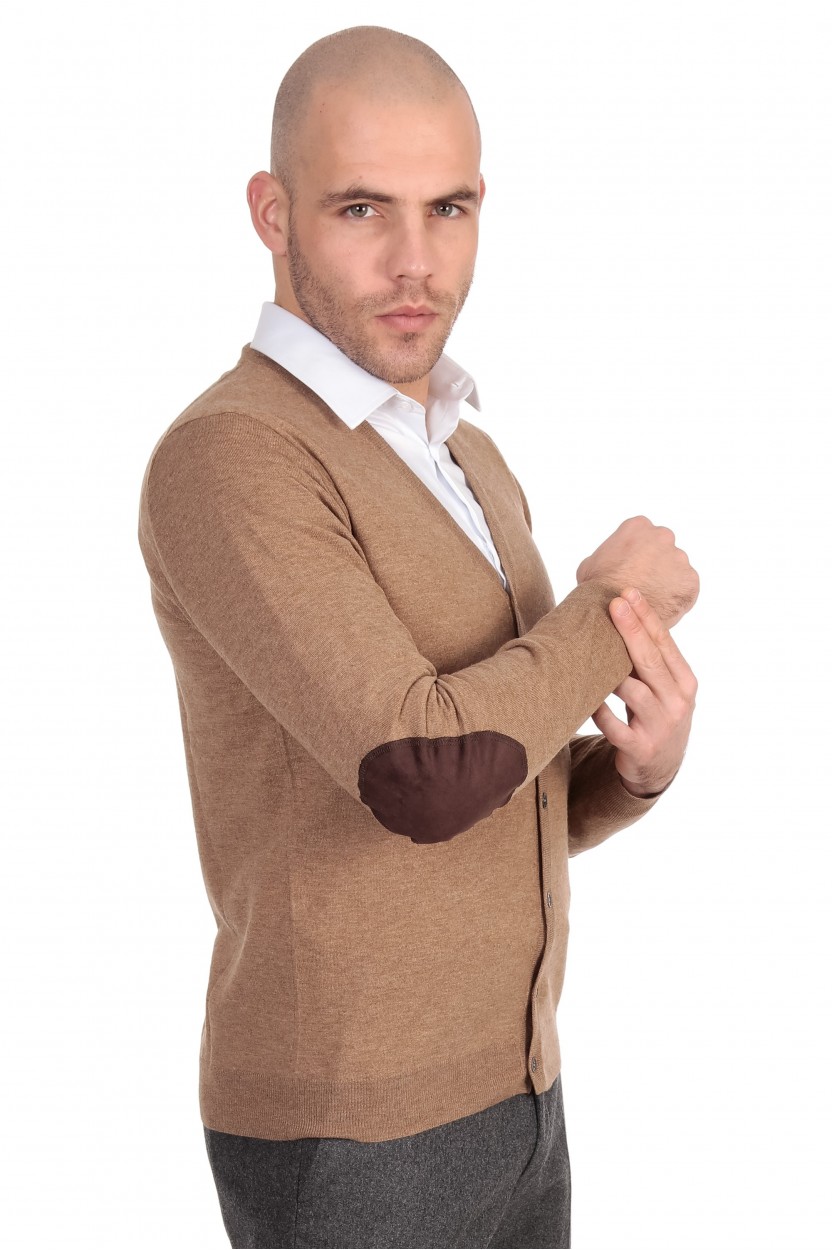 Gilet Boutons Camel Coudiere