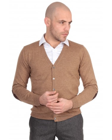 Gilet Boutons Camel Coudiere