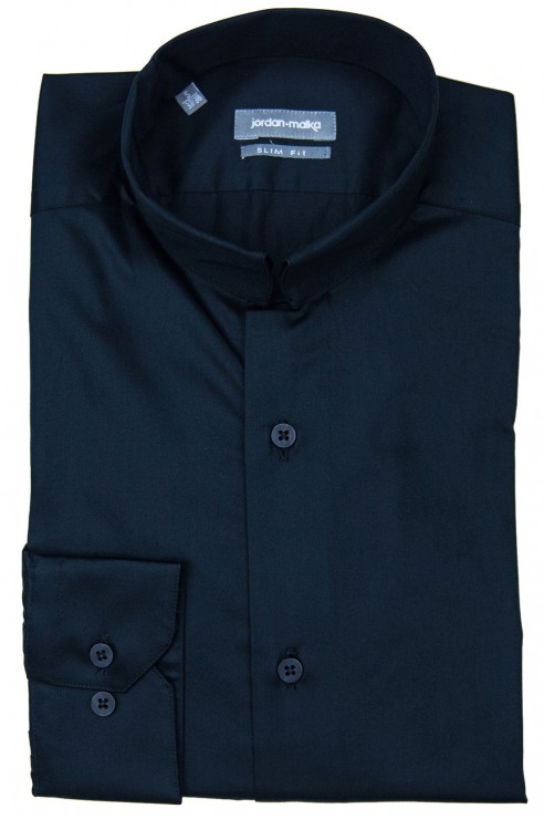 Chemise Col Inversé Noire