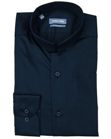 Chemise Col Inversé Noire