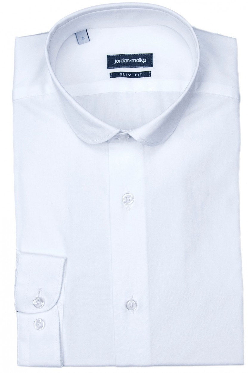 Chemise Col Claudine Blanche