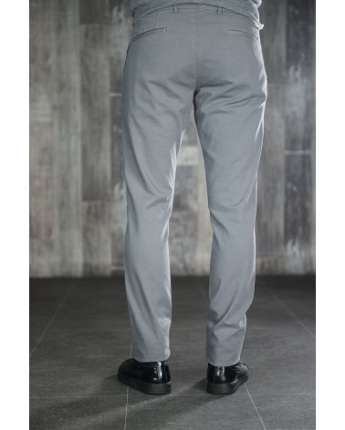 Pantalon Chino Gris à Pinces