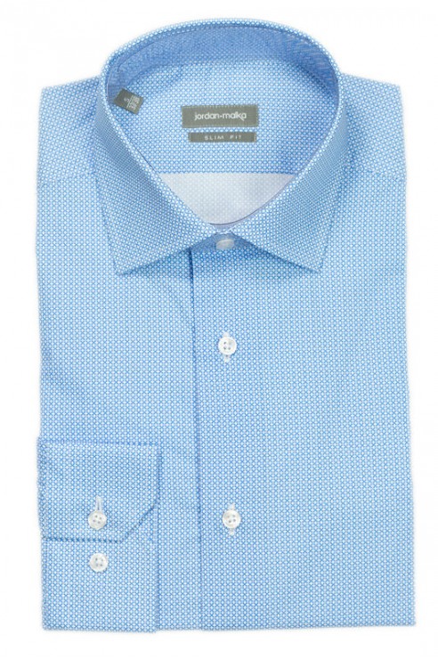 Chemise Losange Bleu