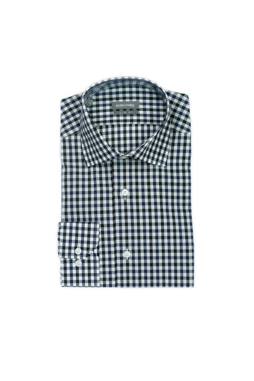 Chemise Gros Carreaux Marine et Noir