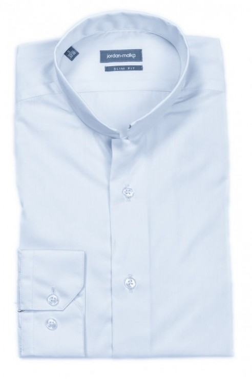 Chemise Col Inversé Bleu Royal