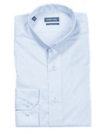 Chemise Col Inversé Bleu Royal