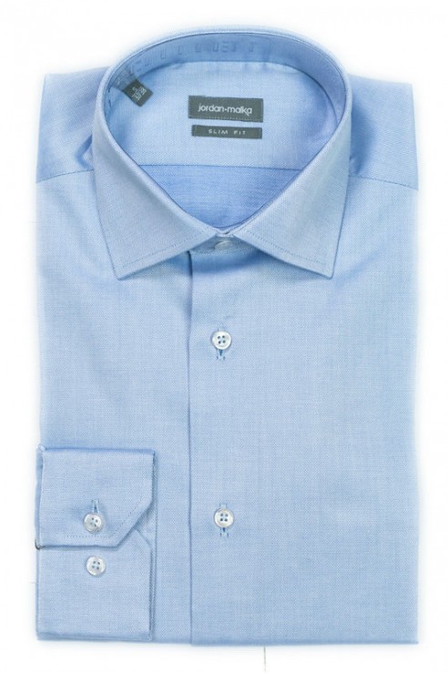 Chemise Bleu Texturé