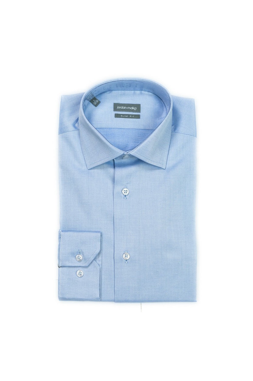 Chemise Bleu Texturé