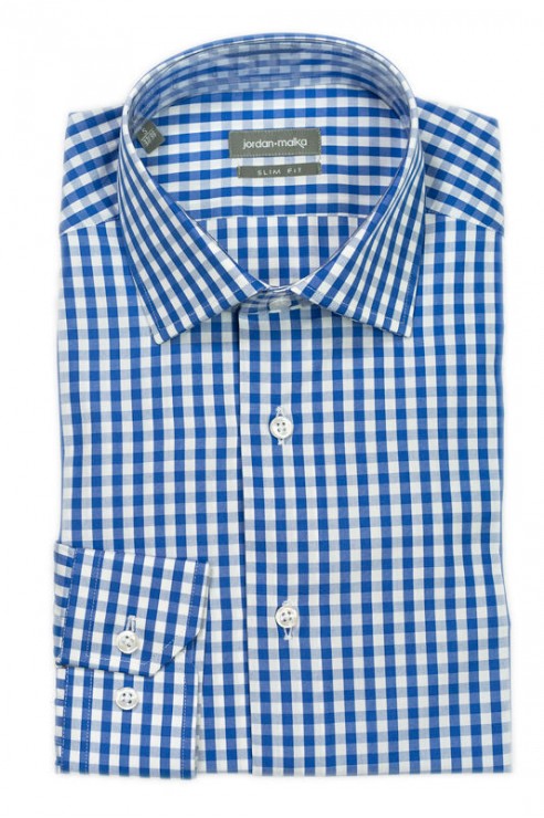 Chemise Gros Vichy Marine