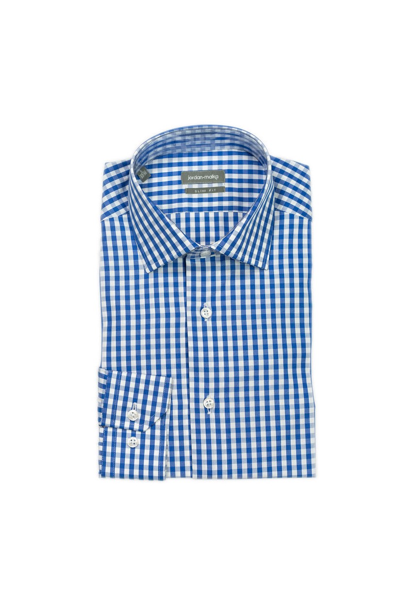 Chemise Gros Vichy Marine