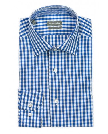 Chemise Gros Vichy Marine