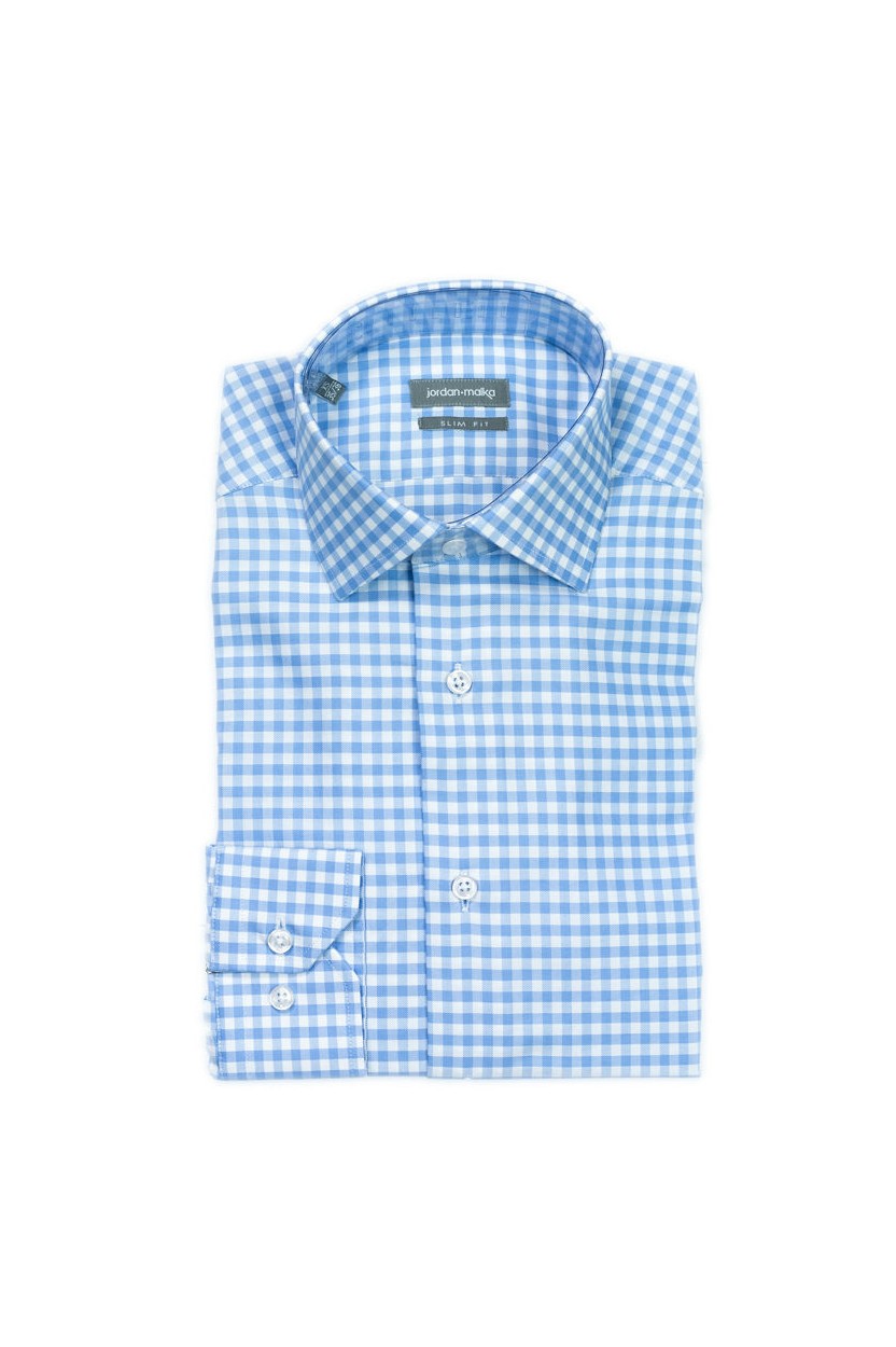 Chemise Gros Vichy Ciel