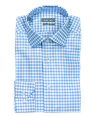 Chemise Gros Vichy Ciel