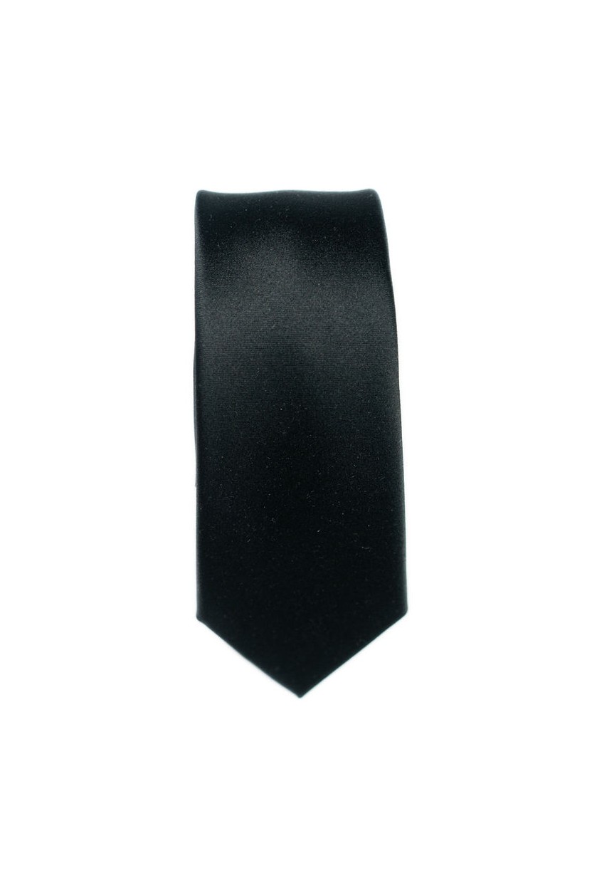 Cravate Noire Satin