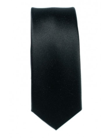 Cravate Noire Satin