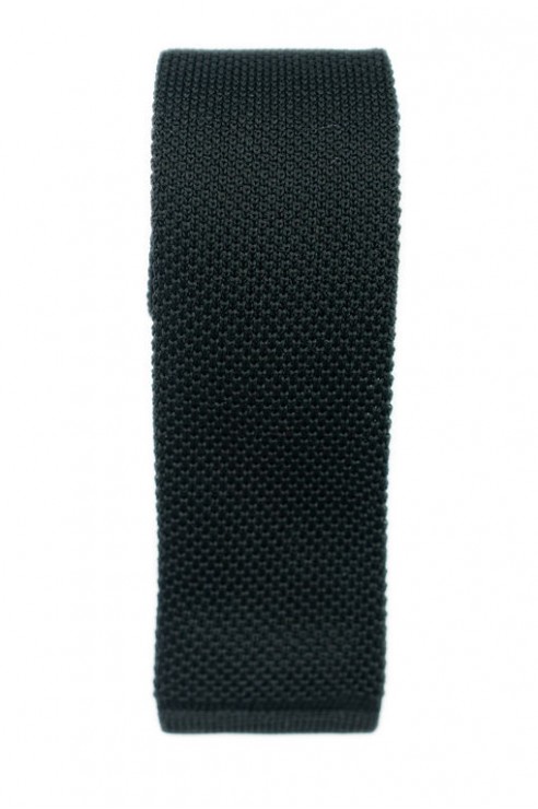 Cravate Tricot Noire