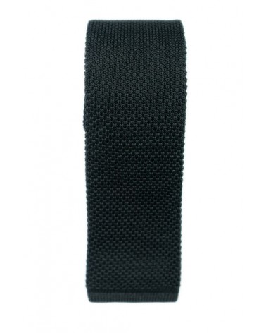 Cravate Tricot Noire