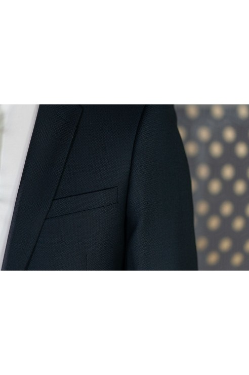 Costume Noir/Bleu Piqué