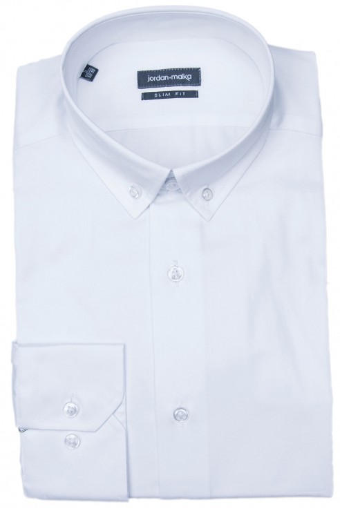 Chemise Blanche Col Américain