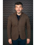 Veste En Maille Caramel