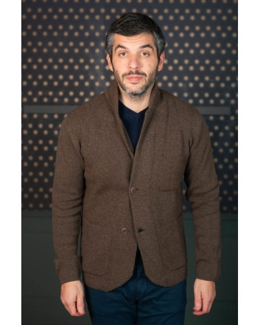 Veste En Maille Marron
