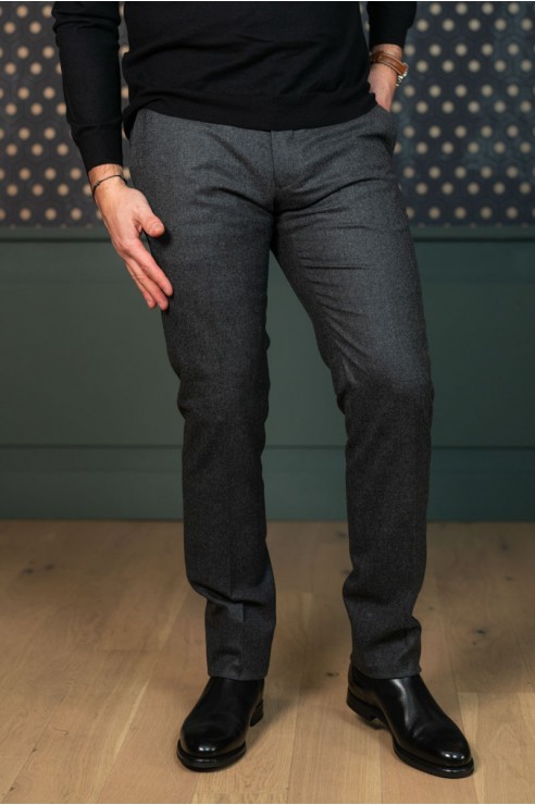 Pantalon en flanelle gris