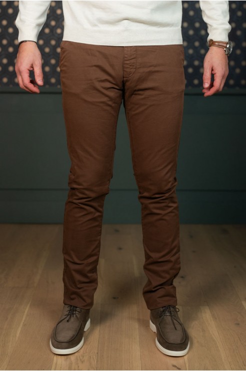 Pantalon Chino Marron