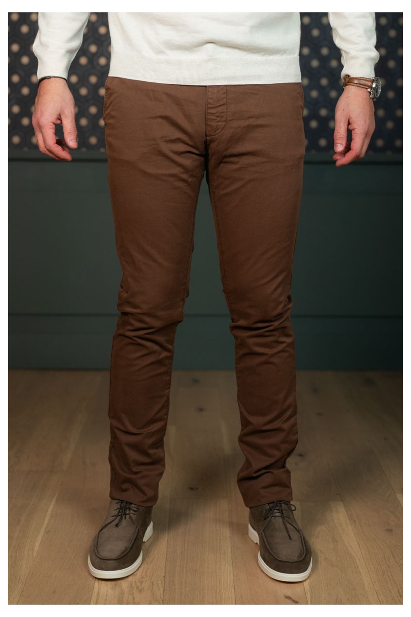 Pantalon Chino Marron