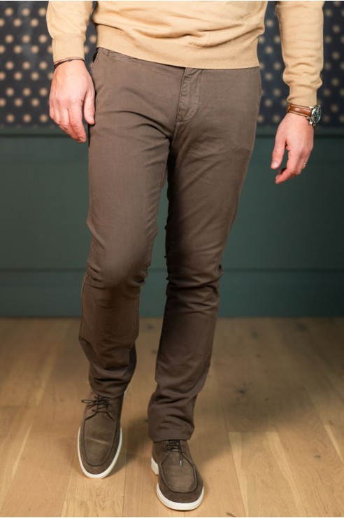 Pantalon Chino Taupe