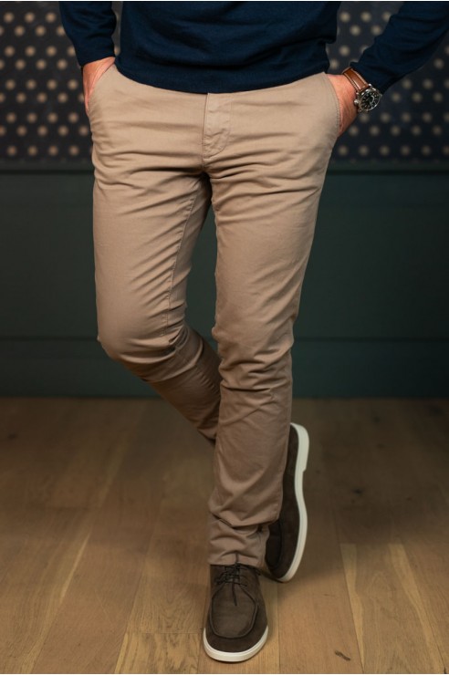 Pantalon Chino Beige