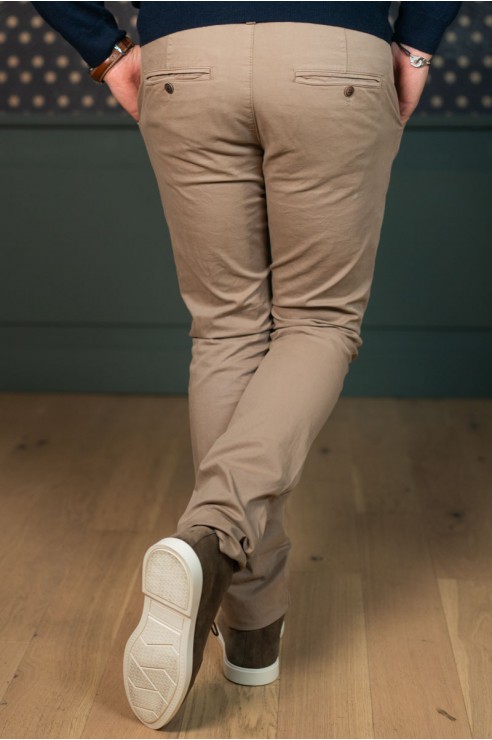 Pantalon Chino Beige