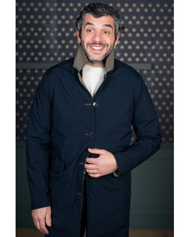 Imperméable Réversible Marine/Vison