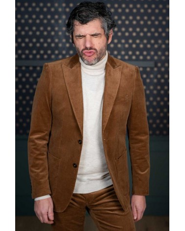 Costume Velours Tabac